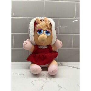 1988 McDonald's Muppet Babies Miss Piggy 10" Plush Doll